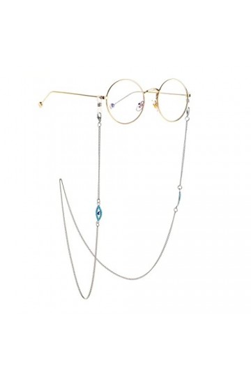TONZN La chaîne de lunettes en acier inoxydable ne perd pas de couleur la chaîne de lunettes de chaîne de suspension antidéra