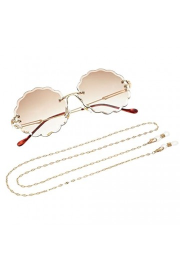LEIGE Chaîne de lunettes pour femmes chaîne torsadée Lanière Lanyard lunettes Sangle Lunettes de soleil Cordes Casual Lunette
