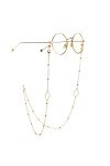 SDFGH Mode or losange géométrique perlé lunettes chaîne lunettes corde lunettes chaîne