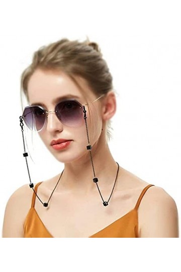 Chaînes de lunettes Chaîne antidérapante Chaîne de lunettes Cordons de lunettes Sangle de cou Cordon pour femmes Idéal pour l