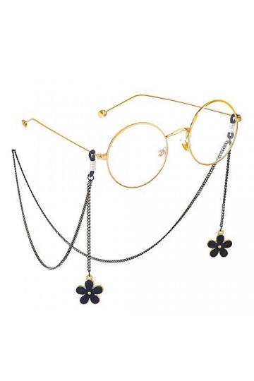 YANJ Chaîne de Lunettes Chaîne de Lunettes pour Femmes Pendentif Fleur Lunettes de Soleil Cordons Sangle Chaînes de Lunettes 