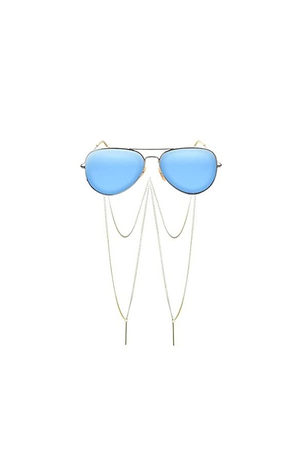 HAOLI Chaînes de Lunettes Pendentif Multicouche Lunettes de Soleil Chaîne Cou Lanière Sangle Cordons Lunettes de Lecture déco