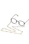 Chaînes de lunettes Chaînes de lunettes de soleil Chaînes de placage de cuivre étoile creuse Lune Femmes Lanyard Lunettes Acc