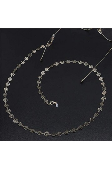 Chaîne de lunettes Support de retenue de lunettes de soleil antidérapant Chaîne de lunettes Cordon de lunettes Lanière de cou