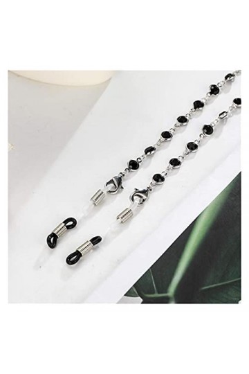 YANJ Chaîne de Sangle de Cou de Lunettes de Cristal de Mode pour Les Femmes Chaînes de Lunettes de Soleil perlées