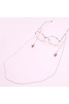 TONZN Lunettes de soleil lunettes corde pendentif lunettes chaîne pas facile à décolorer lunettes corde D 85CM 