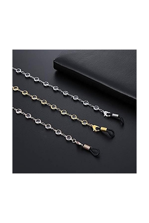 Chaîne de Lunettes, Chaîne de Sangle de Cou de Lunettes pour Femmes ed Chaînes de Lunettes de Soleil Cordon de Sangle de Lune