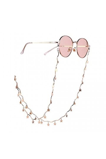 Chaînes de Lunettes Chaîne Star Wave à Cinq Branches Lanyard Lunettes de Lecture Chaînes Femmes Accessoires Hommes Lunettes d