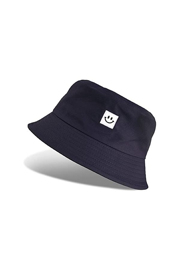 Voqeen Extérieur Casquette Hommes Bobs Été Réversible Seau Chapeau Sunhat Femmes Funky Fruit Print Fishmen Pliable Chapeau Pl