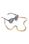 Chaîne de lunettes en ambre pour homme et femme - Support de lunettes de soleil pour empêcher les lunettes de glisser vers le