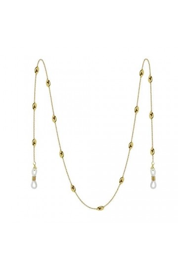 Corde Lunettes de Soleil à Double Usage Chaîne Cou Anti-Perte Lunettes Corde Lunettes Chaîne Métal Couleur : Noir, Taille : 