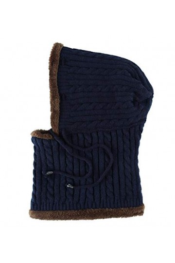 Freesiom Bonnet Echarpe Hiver Unisexe Femme Chaud Tricote Velours Coton Doux Polaire Fantaisie Swag Mode Fashion Tour de Cou 