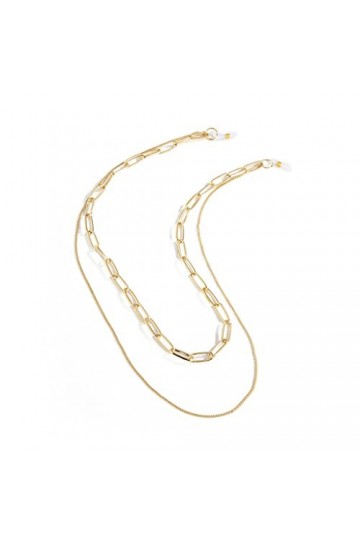 Chaîne de lunettes de soleil pour femme à la mode Lanyard Porte-chaîne de lunettes sur le cou Collier Lunettes de soleil Cord