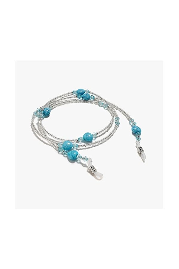 GJRFYJ Bohemia 4 Couleurs Bloc de verrouillage de couleur Cordons de perles Lecture Lunettes Chaîne Mode Femmes Sunglasses Ac