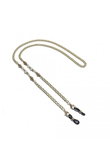 HAOLI Chaînes de Lunettes Chaîne épaisse Imitation Perle Perle Lunettes Chaîne Femmes Lunettes De Soleil Accessoires Chaîne L