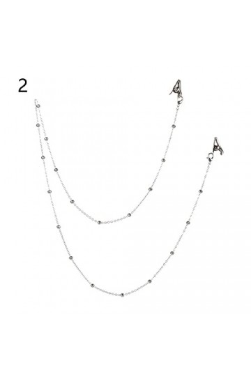 YANJ Chaîne de Lunettes Fashion Pearl， Perle Baroque Naturelle， Chaîne de Lunettes créative, Accessoires de Lunettes de Solei