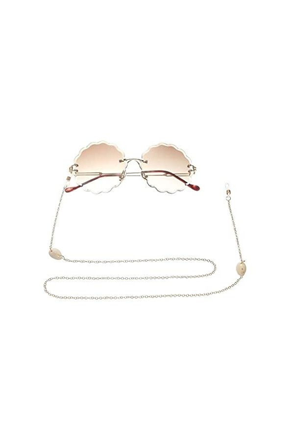 HAOLI Lunettes Chaînes Lanière pour Lunettes Conch Shell Lunettes Chaîne Lunettes De Mode Sangle Lunettes De Soleil Cordons L