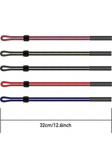 DSFEN Lot de 5 Sangles de Cou pour Lunettes, Cordon de Lunettes, Bande de Sport, Sangle de Support de Lunettes de Soleil de S