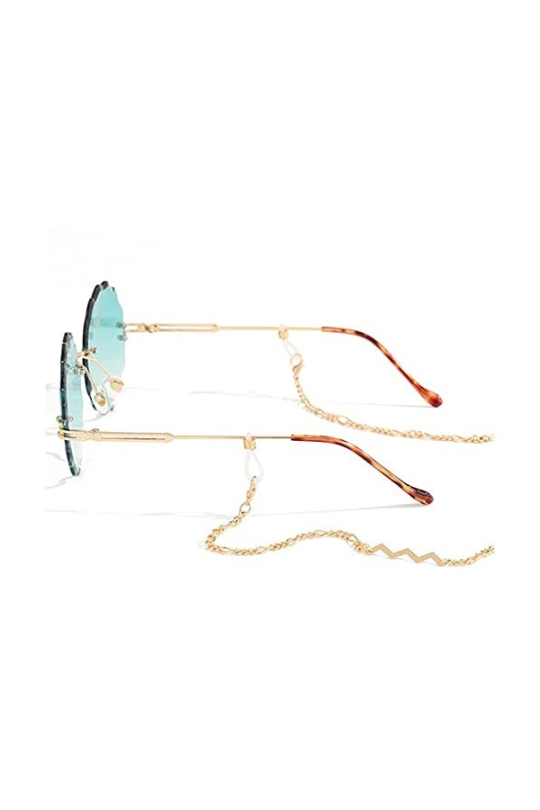 Chaînes de lunettes Chaînes de lunettes de lecture à glands en cristal coloré Chaîne de perles en or bohème pour lanière de l