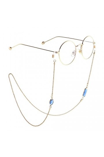 Pas Facile à Décolorer Chaîne de Perles Chaîne de Lunettes en Cristal Acrylique Chaîne de Lunettes Antidérapante Couleur : D