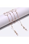 TONZN Mode or losange géométrie perles lunettes chaîne lunettes corde lunettes chaîne D 1 