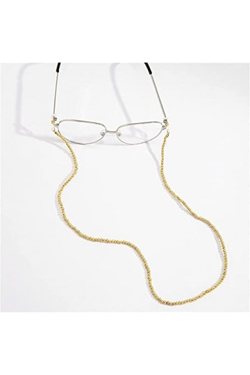 Chaînes de Lunettes Chaîne de Perles acryliques Hip Hop pour Lunettes Cordons de Cou Lunettes de Soleil Lanyard Femmes Lunett