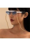 Chaînes de Lunettes Chaîne de Perles acryliques Hip Hop pour Lunettes Cordons de Cou Lunettes de Soleil Lanyard Femmes Lunett
