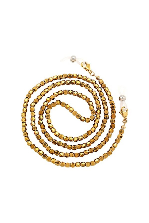 YANJ Mode 13 Couleurs Cristal Couleur Perles Lunettes chaînes pour Femmes Visage Longe Anti-dérapant Lecture Lunettes Lunette