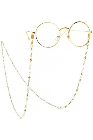 HaoLi Chaîne de Lunettes Cristal perlé Sangle de chaîne de Lunettes de Soleil Cordon de retenue de Lunettes de Soleil Corde d