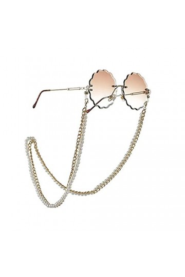 Chaînes de lunettes Chaîne de lunettes de perles multicouches Lanière pour lunettes Sangle de lunettes Cordons de lunettes de