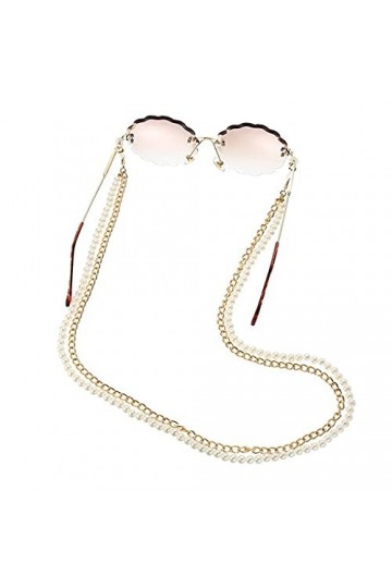 Chaînes de lunettes Chaîne de lunettes de perles multicouches Lanière pour lunettes Sangle de lunettes Cordons de lunettes de