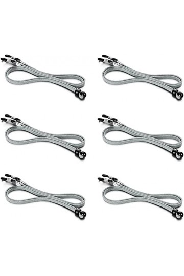 6 PCS Lunettes Corde en Cuir Velours Sangle Titulaire Chaîne Lunettes Longe Sport Verre Cordons Collier Chaîne Accessoires De