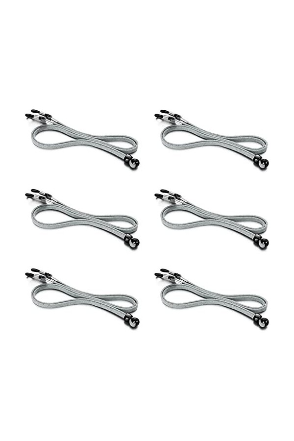 6 PCS Lunettes Corde en Cuir Velours Sangle Titulaire Chaîne Lunettes Longe Sport Verre Cordons Collier Chaîne Accessoires De