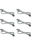 6 PCS Lunettes Corde en Cuir Velours Sangle Titulaire Chaîne Lunettes Longe Sport Verre Cordons Collier Chaîne Accessoires De