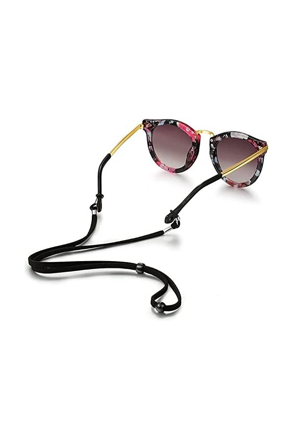 6 PCS Lunettes Corde en Cuir Velours Sangle Titulaire Chaîne Lunettes Longe Sport Verre Cordons Collier Chaîne Accessoires De