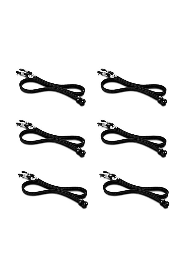 6 PCS Lunettes Corde en Cuir Velours Sangle Titulaire Chaîne Lunettes Longe Sport Verre Cordons Collier Chaîne Accessoires De