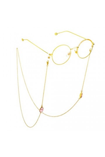 Générique Accessoires Chaînes de Lunettes en métal Gouttes deau Pendentifs Chaînes de Lunettes Accessoires Couleur : 3-Pack