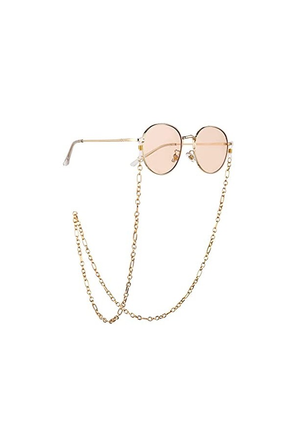 HOUKAI Bohemia Chaîne Boucle Lanyard Lanière Lany Lights Lunettes Chaînes Femmes Accessoires Lunettes de Soleil Tenir Sangles