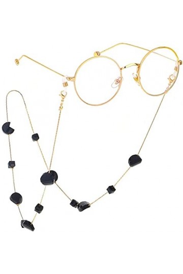 Chaînes de lunettes Cordons de lunettes Sangle de cou Cordon Chaîne de lunettes de soleil Porte-chaîne Or 70cm Idéal pour lir
