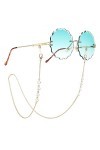 HAOLI Lunettes Chaînes Cristal Transparent Lecture Lunettes De Soleil Chaînes Perle Femmes Lanière Accessoires Lunettes De So
