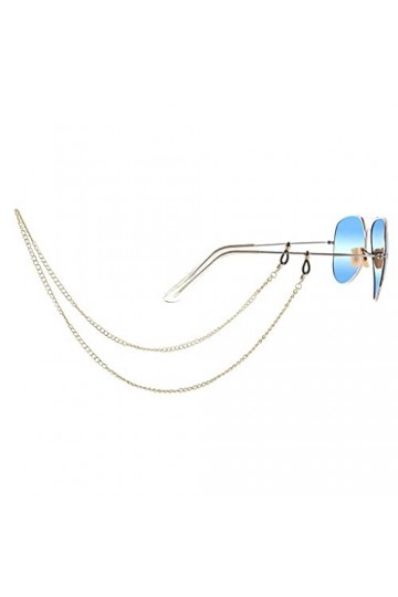 OQHAIR Cordon pour Lunettes Grande Chaîne de Lunettes Lunettes de Mode Sangle Lunettes de Soleil Cordons Accessoires de Lunet