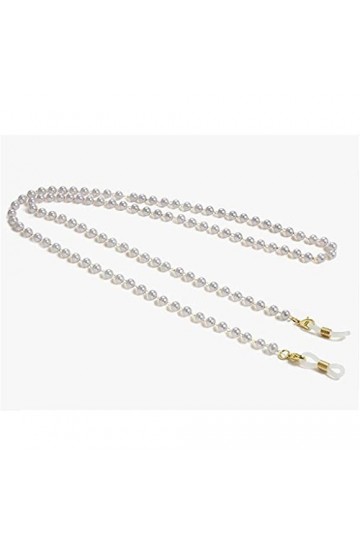 TKFDC Perle Sunglasses Chaîne Lanière Lanyard Chaîne Pour Femmes Lunettes Couche Cordons Cordons Casual Accessoires Casual Ac