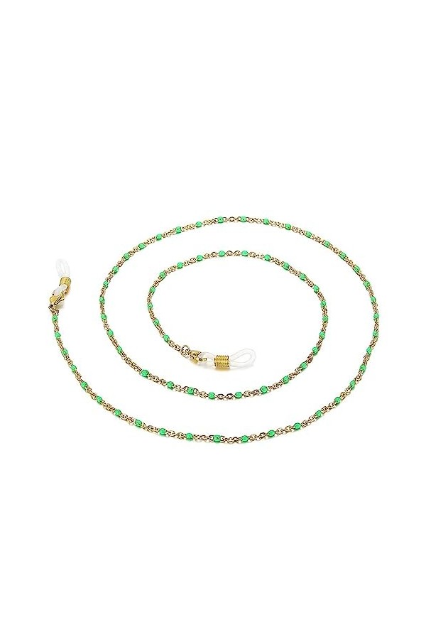 Chaîne Chaîne de perles multicolores Chaîne de lunettes Accessoire de lunettes Chaîne de lunettes de soleil Couleur : D, Tai