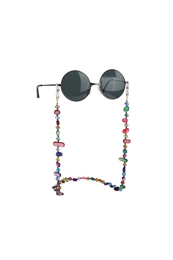 Chaîne en Cristal de Pierre colorée Chaînes de Lunettes Collier Lunettes de Lecture Lunettes de Soleil Sangle Cordon Titulair