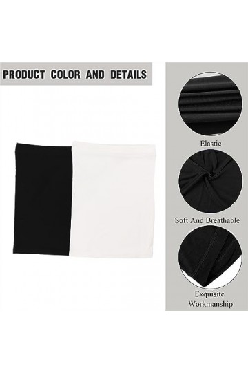 TSUWNO Lot de 2 écharpes légères en mousseline pour femme - élégant châle taille M parfait pour tous les jours ou pour les oc