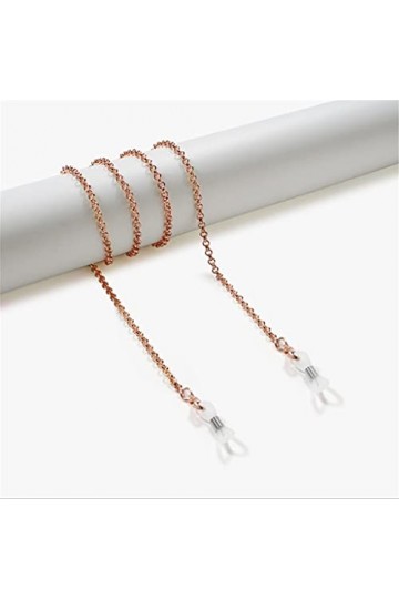 LLLY Chaîne De Lunettes Vintage Color Chain Cordons Lecture Lunettes Chaîne Mode Femmes Lunettes de Soleil Accessoires Sangle