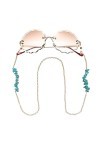 TKFDC Chaîne de lunettes pour femmes Bohemian Pierre naturelle Lanière Lanyard Lunettes Sangle Lunettes de soleil Cordes Casu