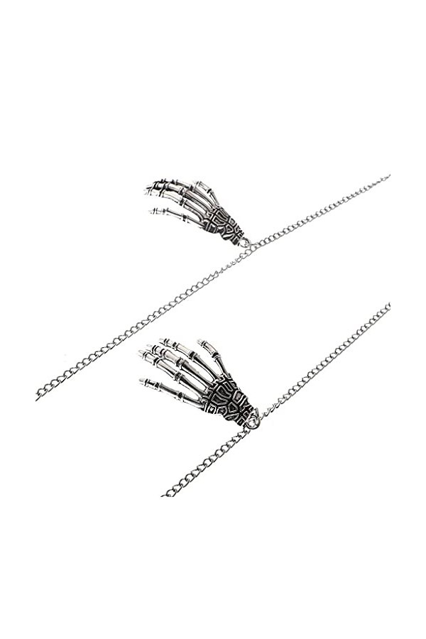 HAOLI Lunettes Chaînes Squelette Main Chaîne Lanière Tenir Sangles Cordons Lunettes De Lecture Chaîne Mode Femmes Lunettes De