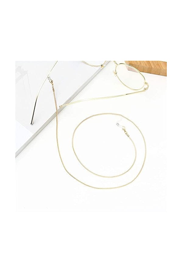 Chaîne de lunettes Chaînes de lunettes pour femmes Lunettes Lunettes de lecture Cordons Sangle de porte-lunettes Lunettes de 