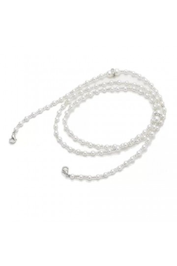 Sweden Chaîne de perles DIY, chaîne décorative suspendue au cou, corde suspendue